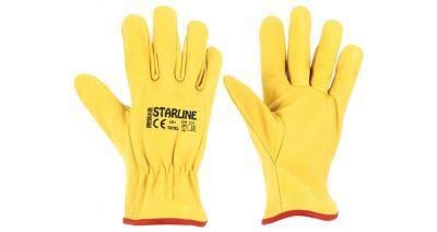 Starline Driver X-SR Sarı Deri Eldiven