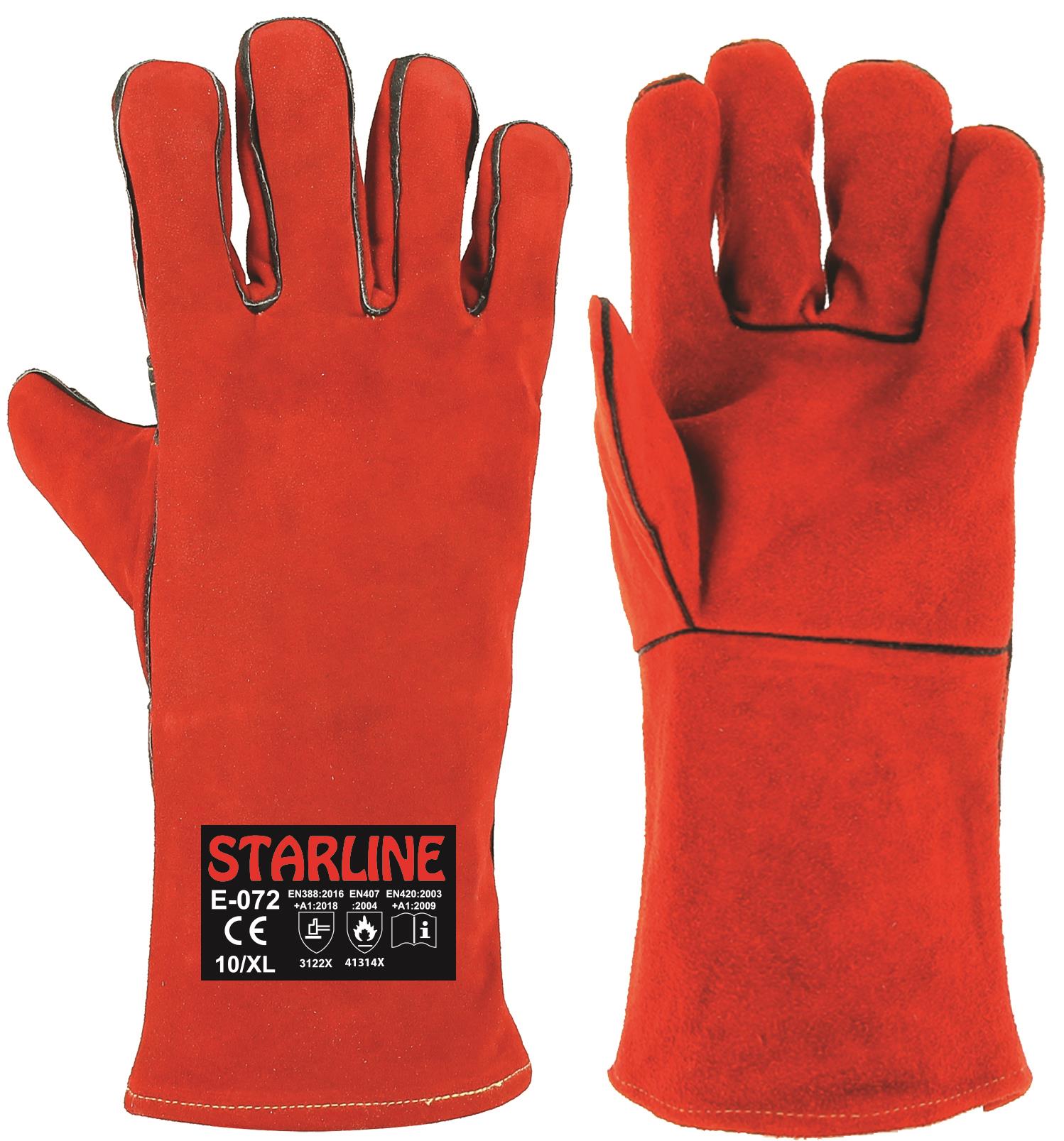 Starline E-072X Deri Kaynak Eldiveni