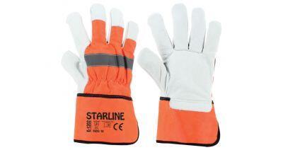 Starline E-1202 Turuncu Deri Eldiven