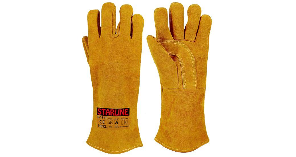 Starline E-1311 Deri Kaynak Eldiveni