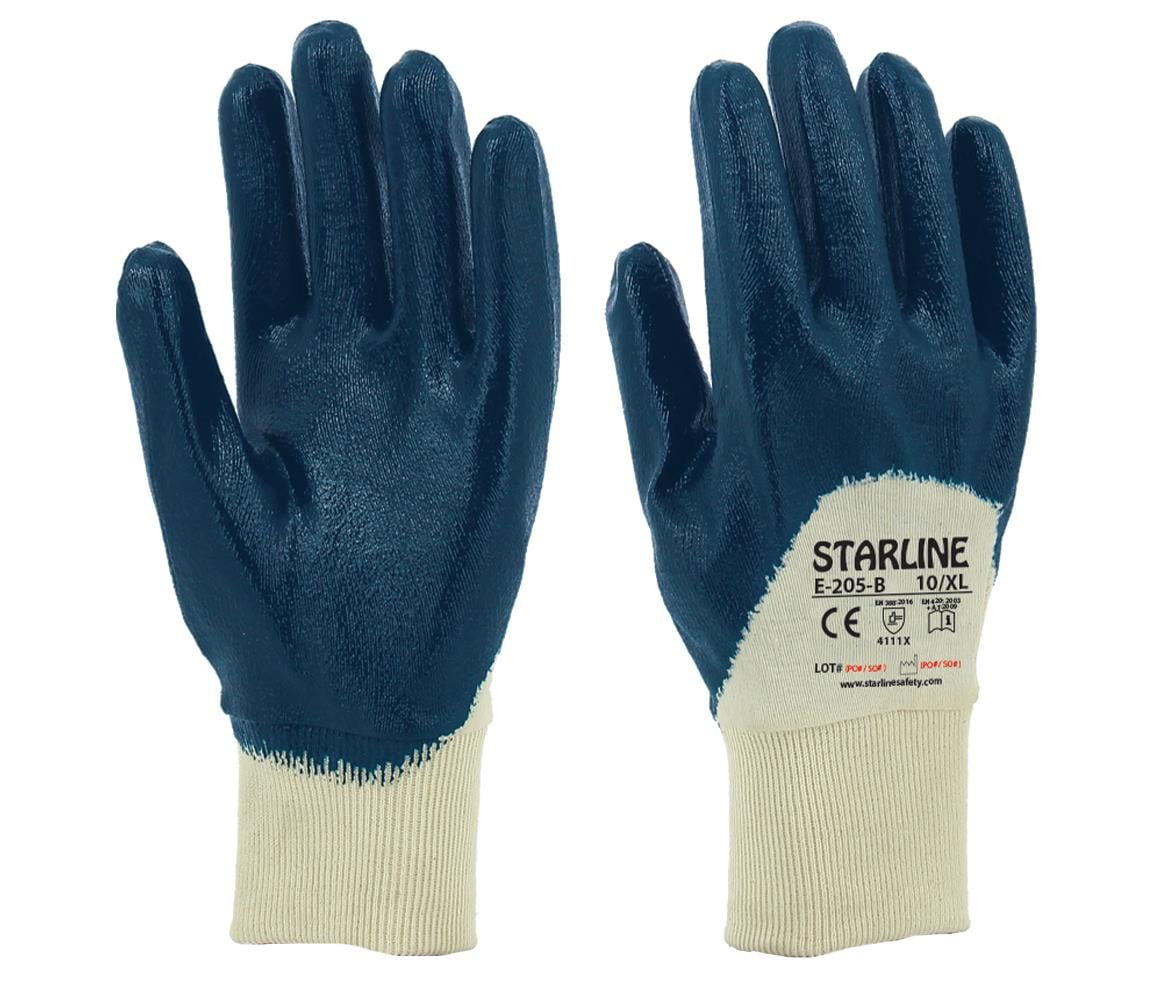 Starline E-205-B Mavi Nitril İş Eldiveni