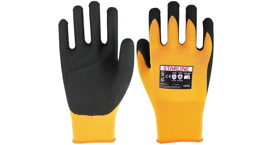 Starline STL-1401 Mikro Köpük Nitril Kaplı İş Eldiveni