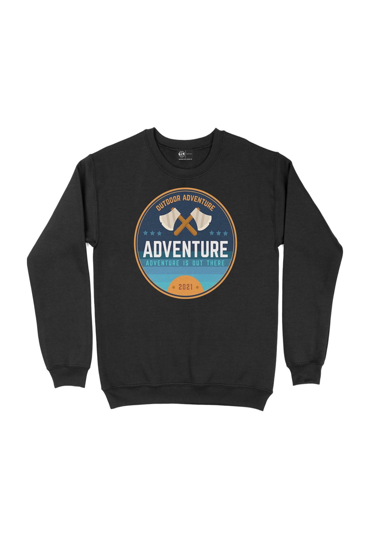 Adventure 2021 Siyah Sweatshirt