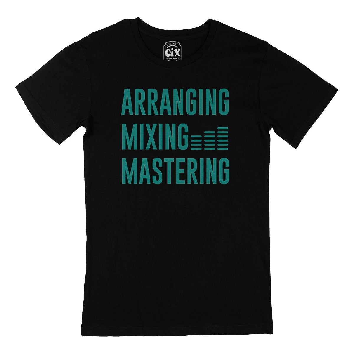 Arranging Mixing Masters Siyah Tişört