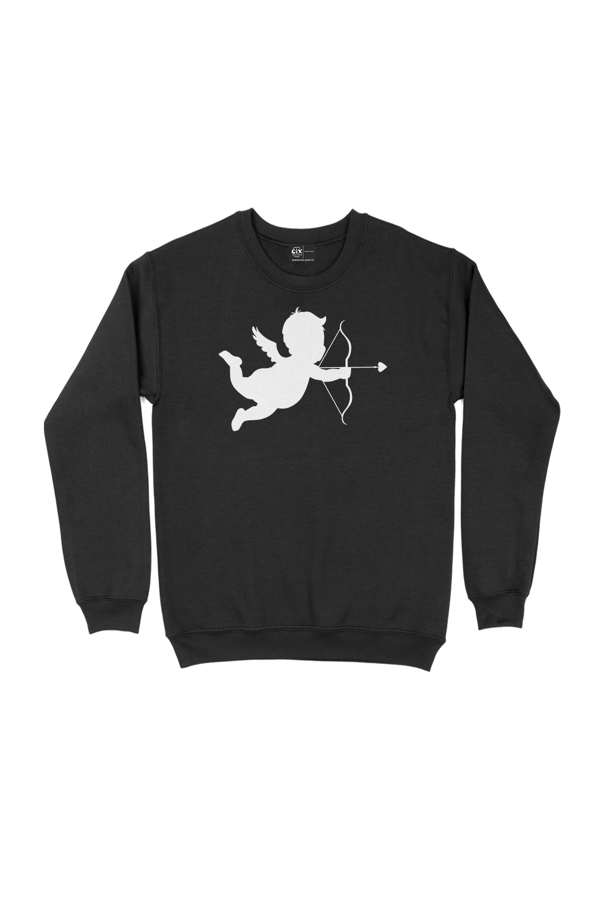 Aşk Oku Siyah Sweatshirt