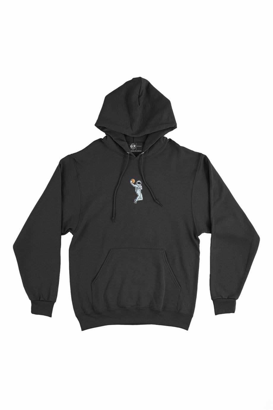 Basketbol Oyuncu Astronot Minimal Kapşonlu Sweatshirt Hoodie