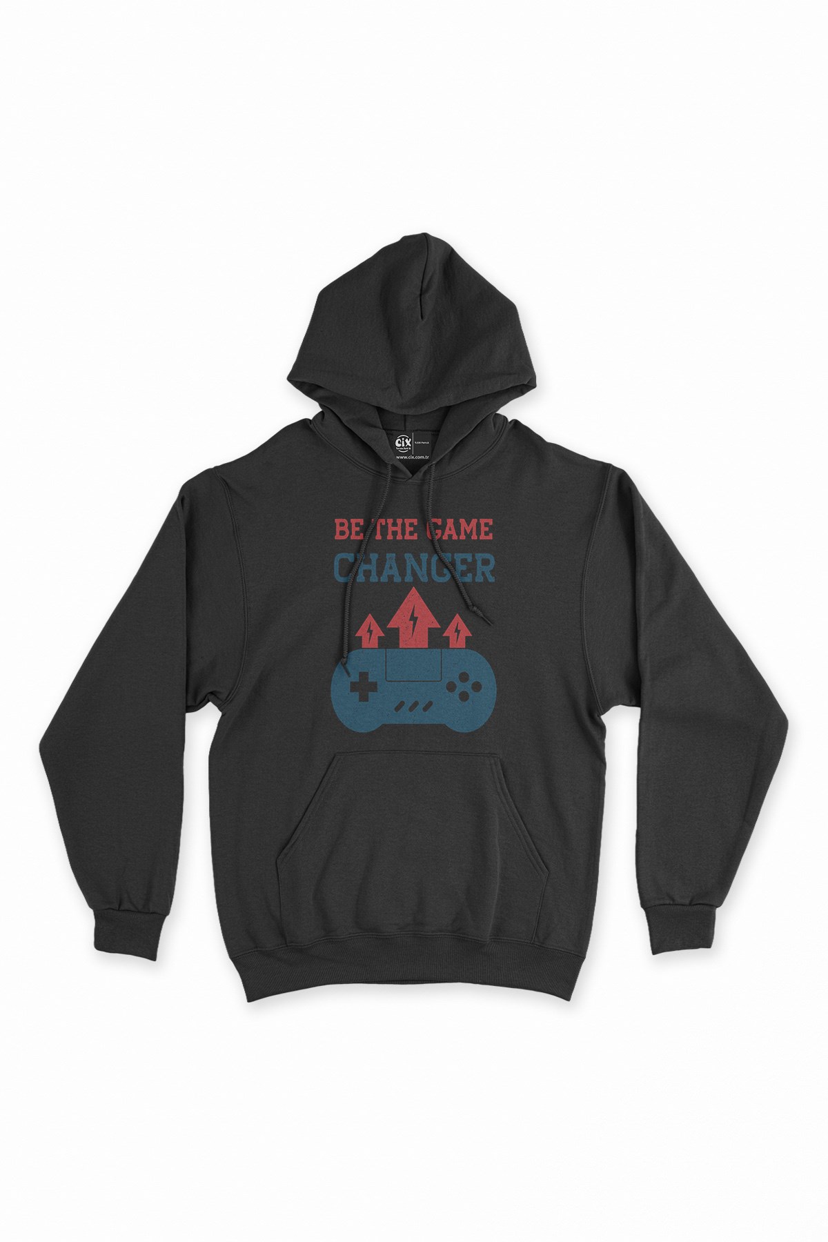 Be The Game Changer Siyah Kapşonlu Sweatshirt Hoodie