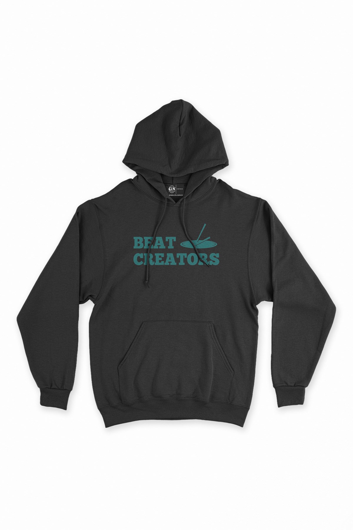 Beat Creators Siyah Kapşonlu Sweatshirt Hoodie
