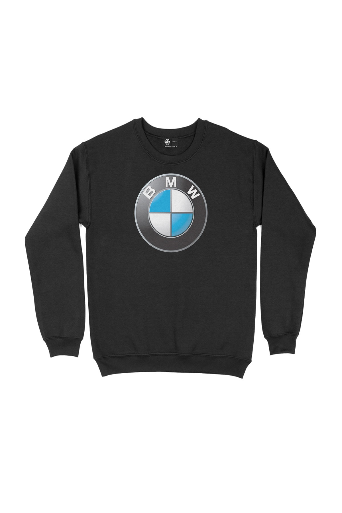BMW Logolu Siyah Sweatshirt