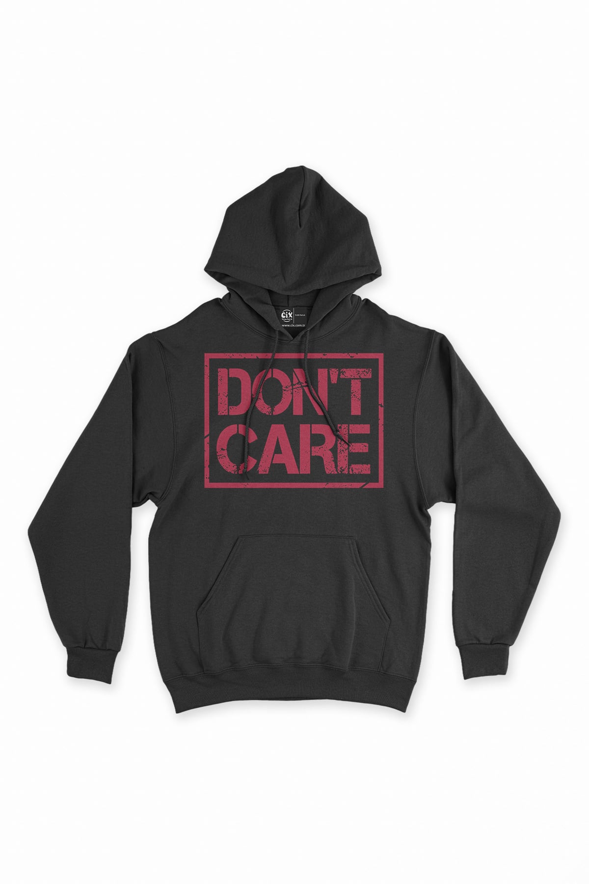 Dont Care Siyah Sweatshirt Hoodie
