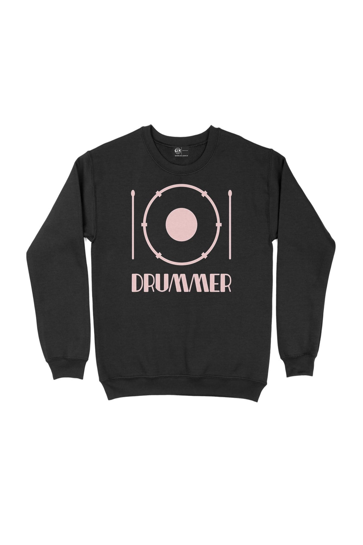 Drummer Siyah Sweatshirt