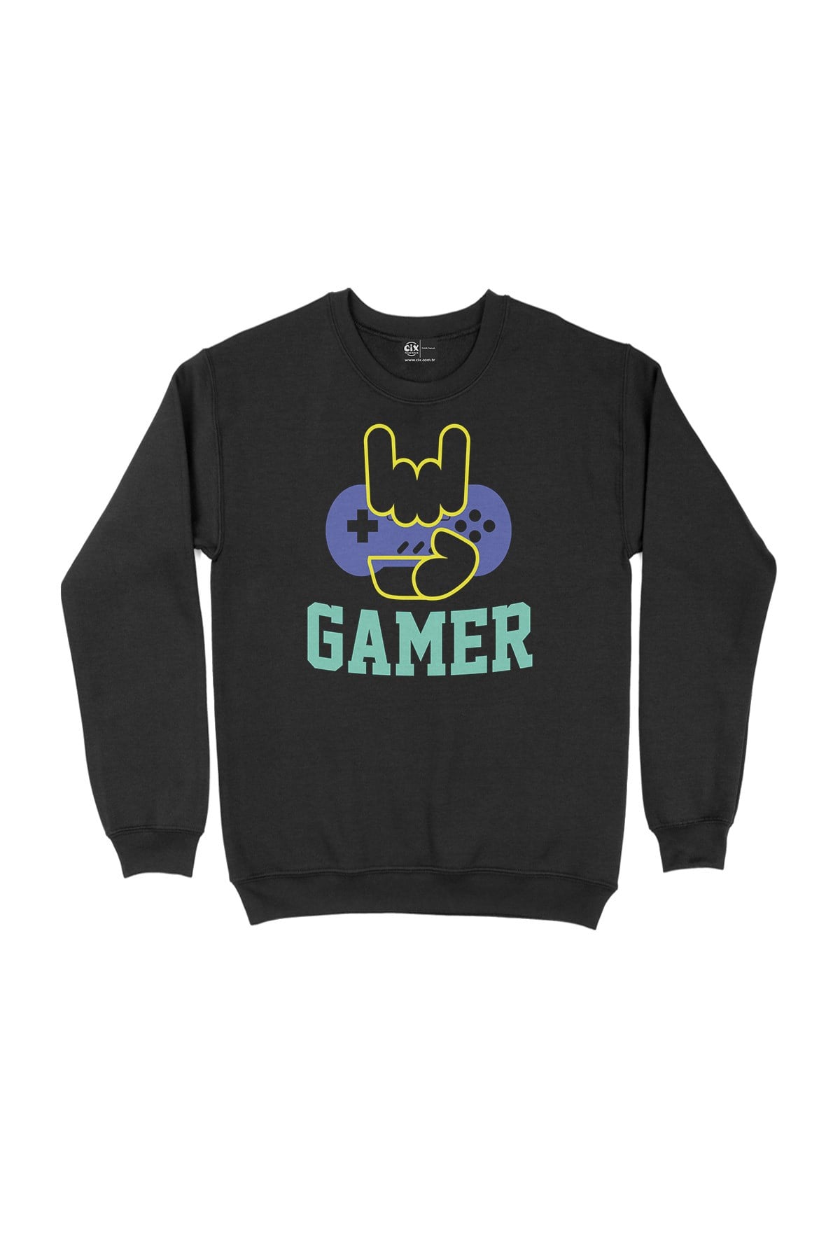 Gamer Hand Siyah Sweatshirt