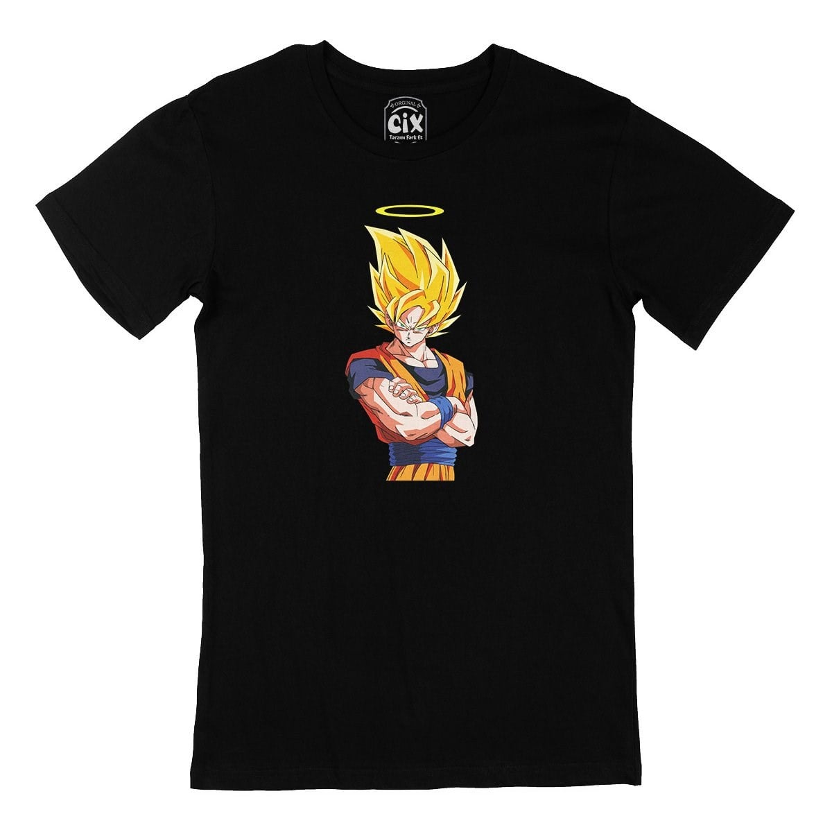 Goku Anime Siyah Tişört