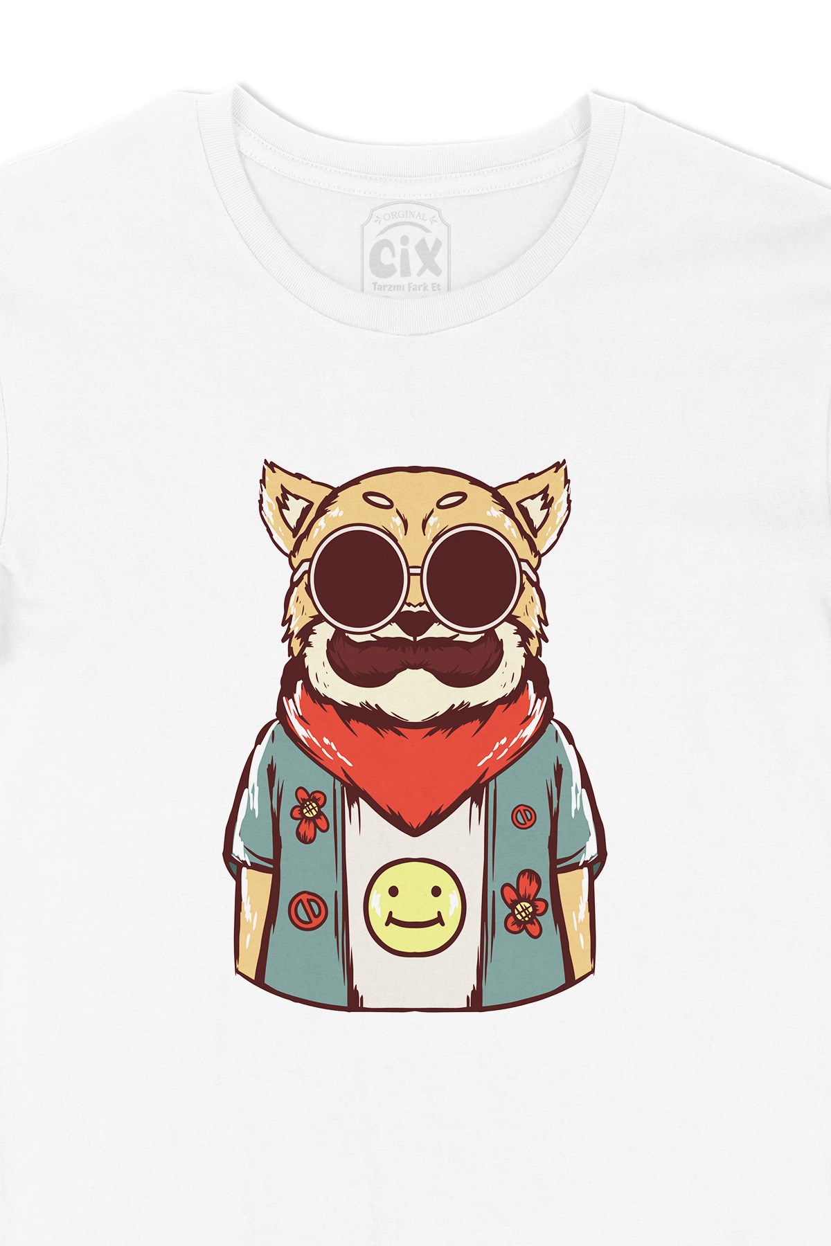 Hippi Kedi Tişört