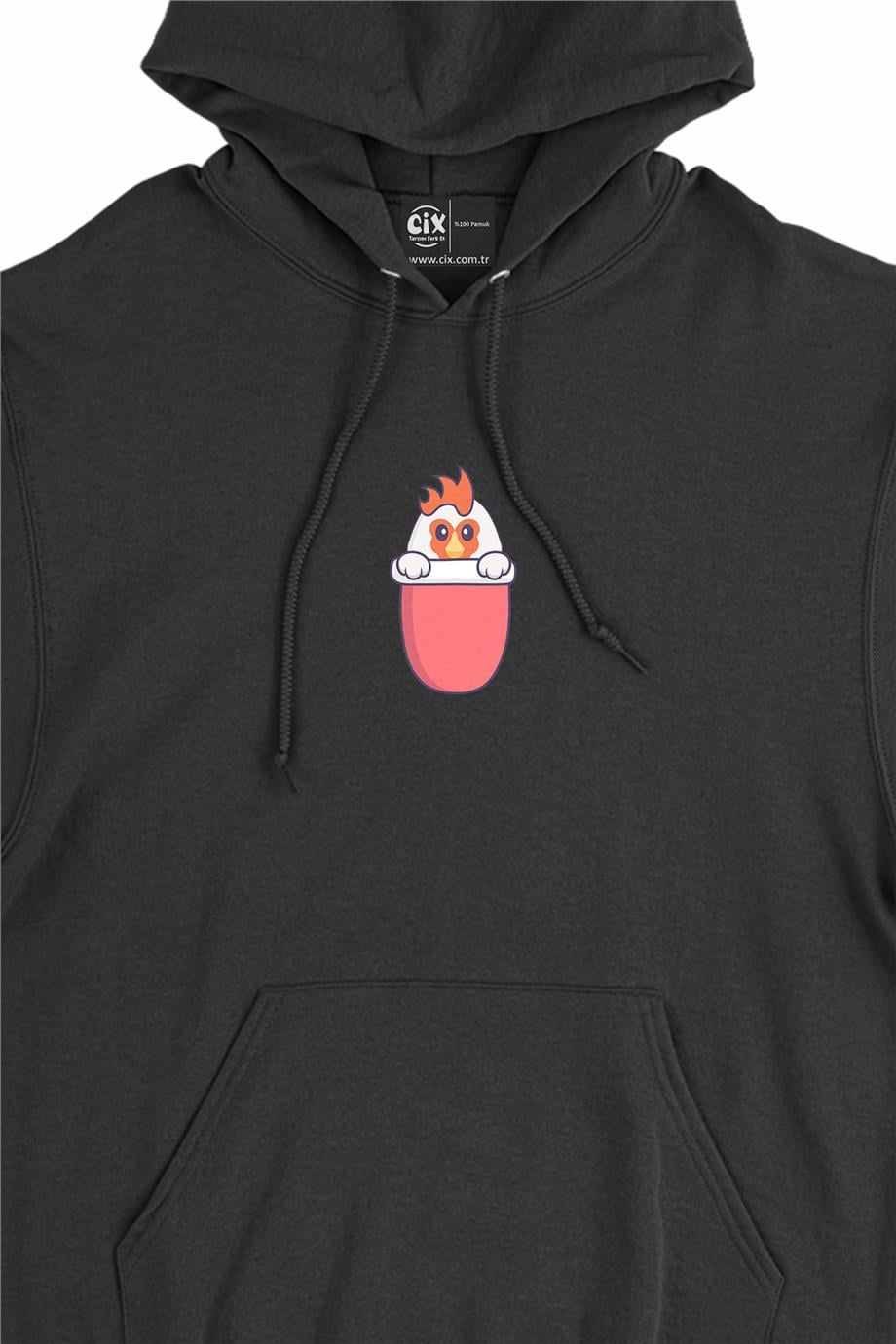 Horoz Minimal Kapşonlu Sweatshirt Hoodie