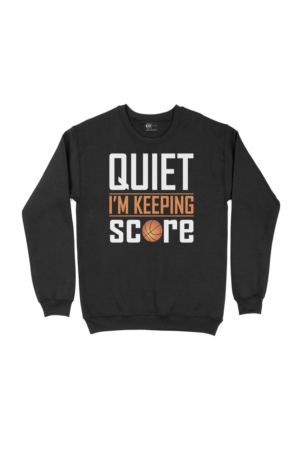 I Am Keeping Score Siyah Sweatshirt
