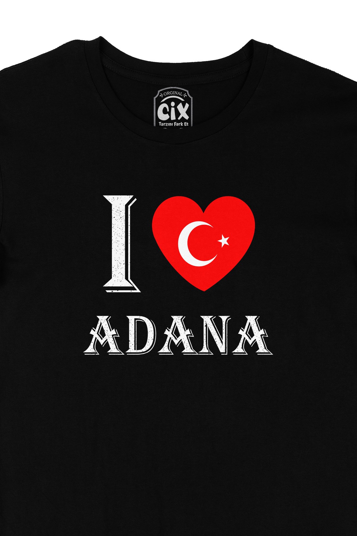 I Love Adana Siyah Tişört