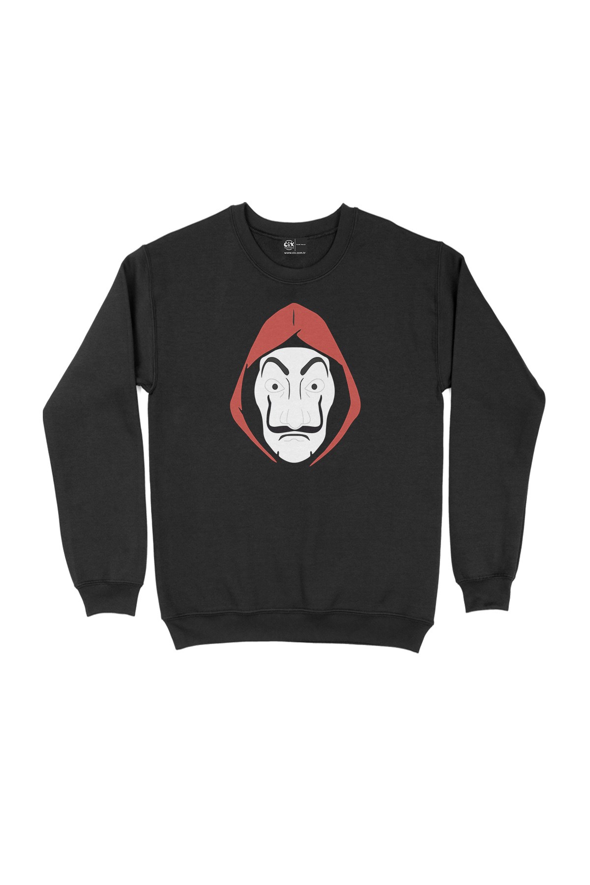 La Casa Maskeli Siyah Sweatshirt