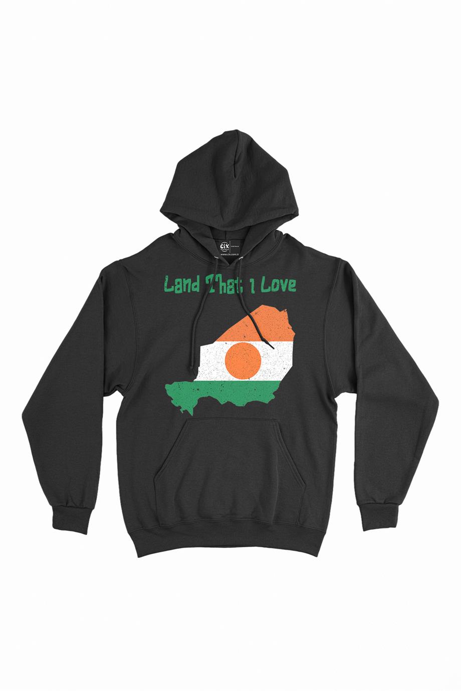 Land That I Love Nijer Kapşonlu Sweatshirt Hoodie