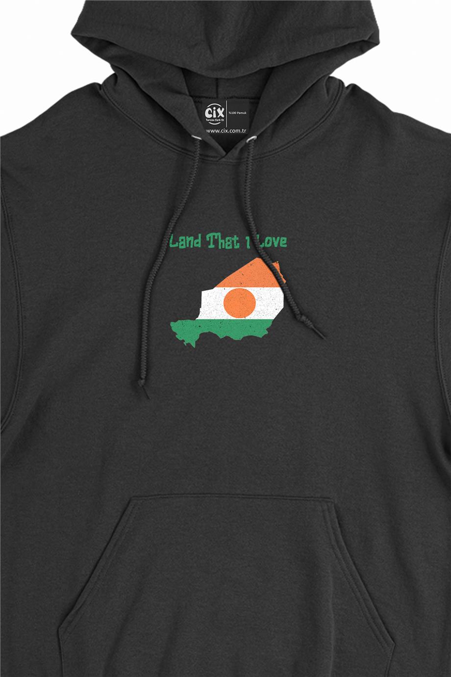 Land That I Love Nijer Minimal Kapşonlu Sweatshirt Hoodie