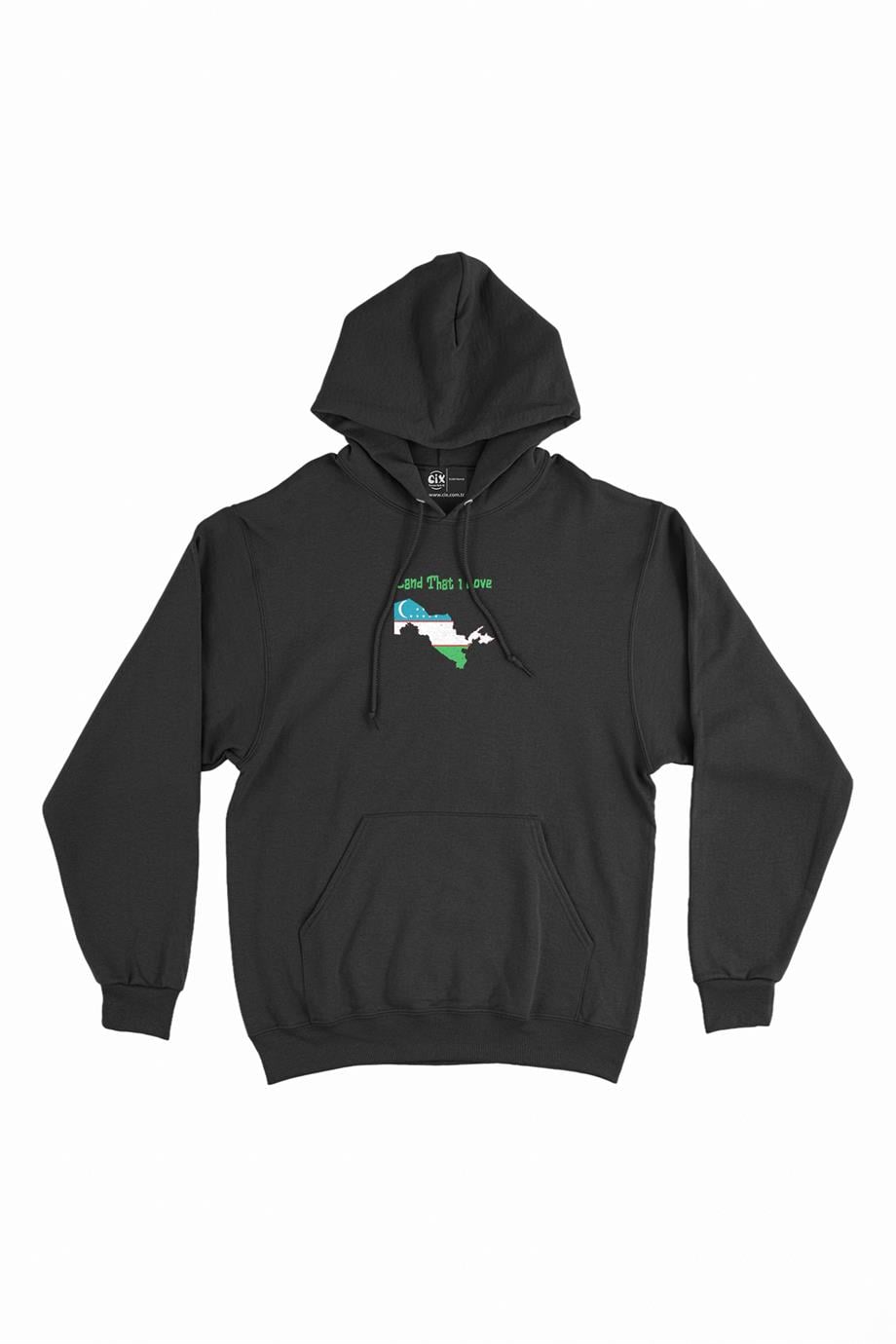 Land That I Love Özbekistan Minimal Kapşonlu Sweatshirt Hoodie