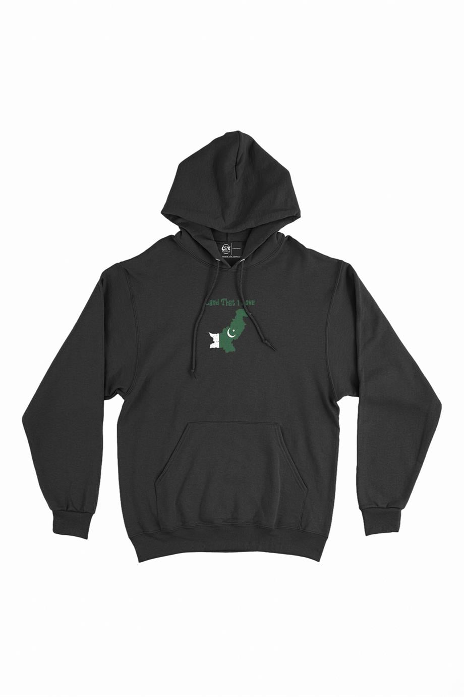 Land That I Love Pakistan Minimal Kapşonlu Sweatshirt Hoodie