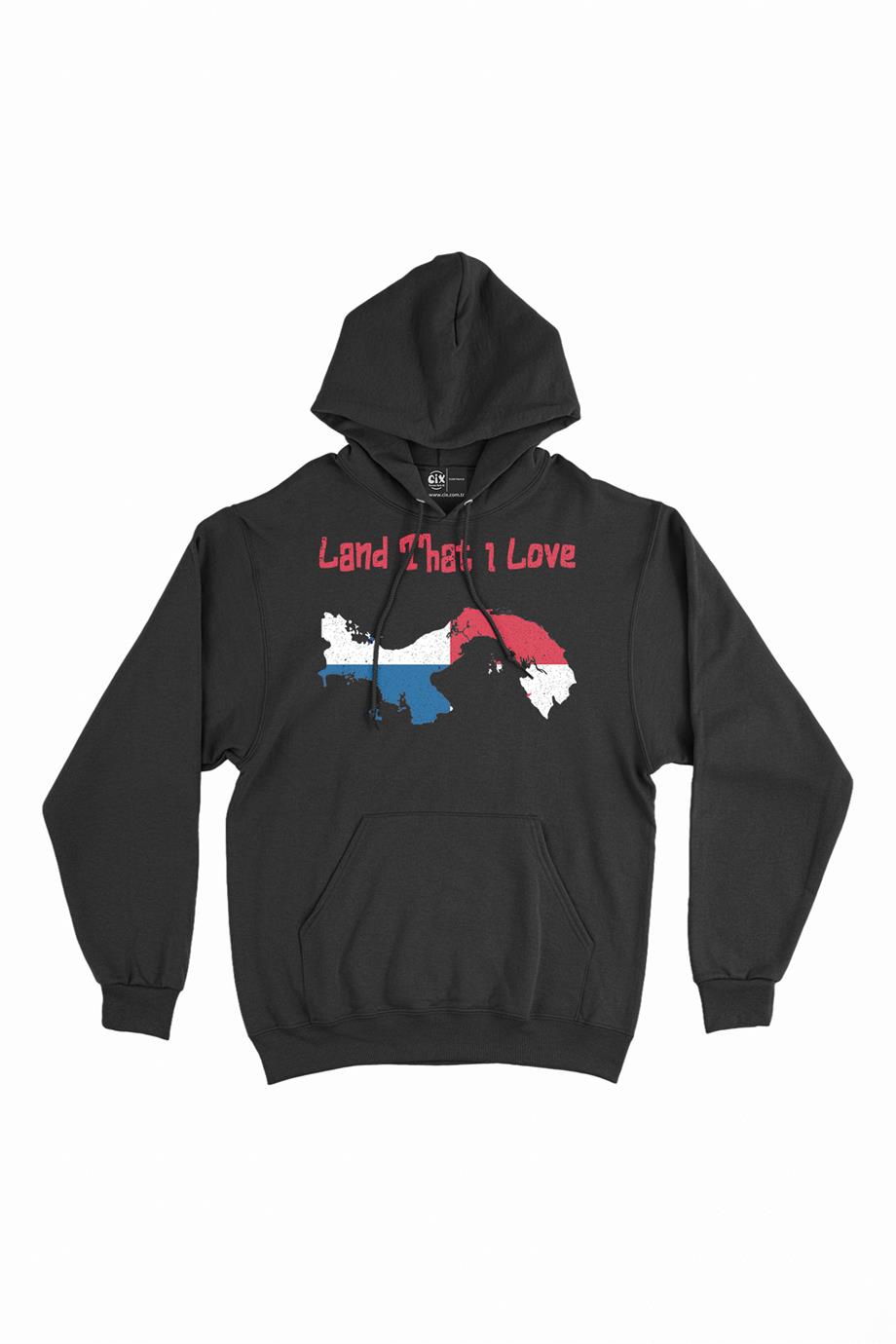 Land That I Love Panama Kapşonlu Sweatshirt Hoodie