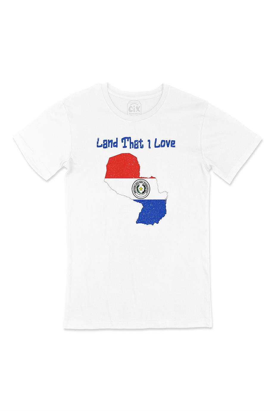 Land That I Love Paraguay Beyaz Tişört
