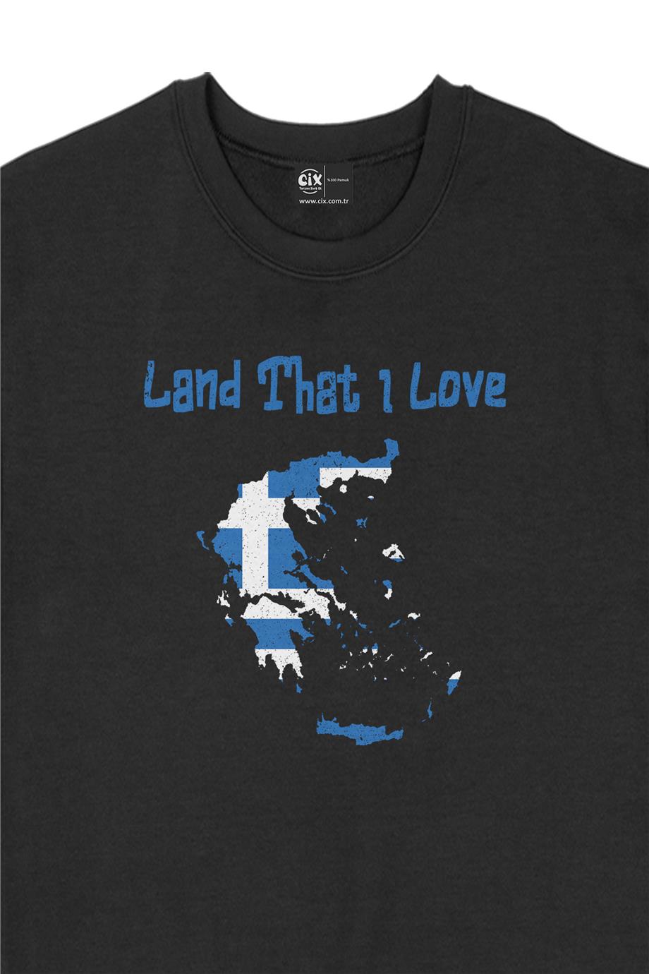 Land That I Love Yunanistan Sweatshirt