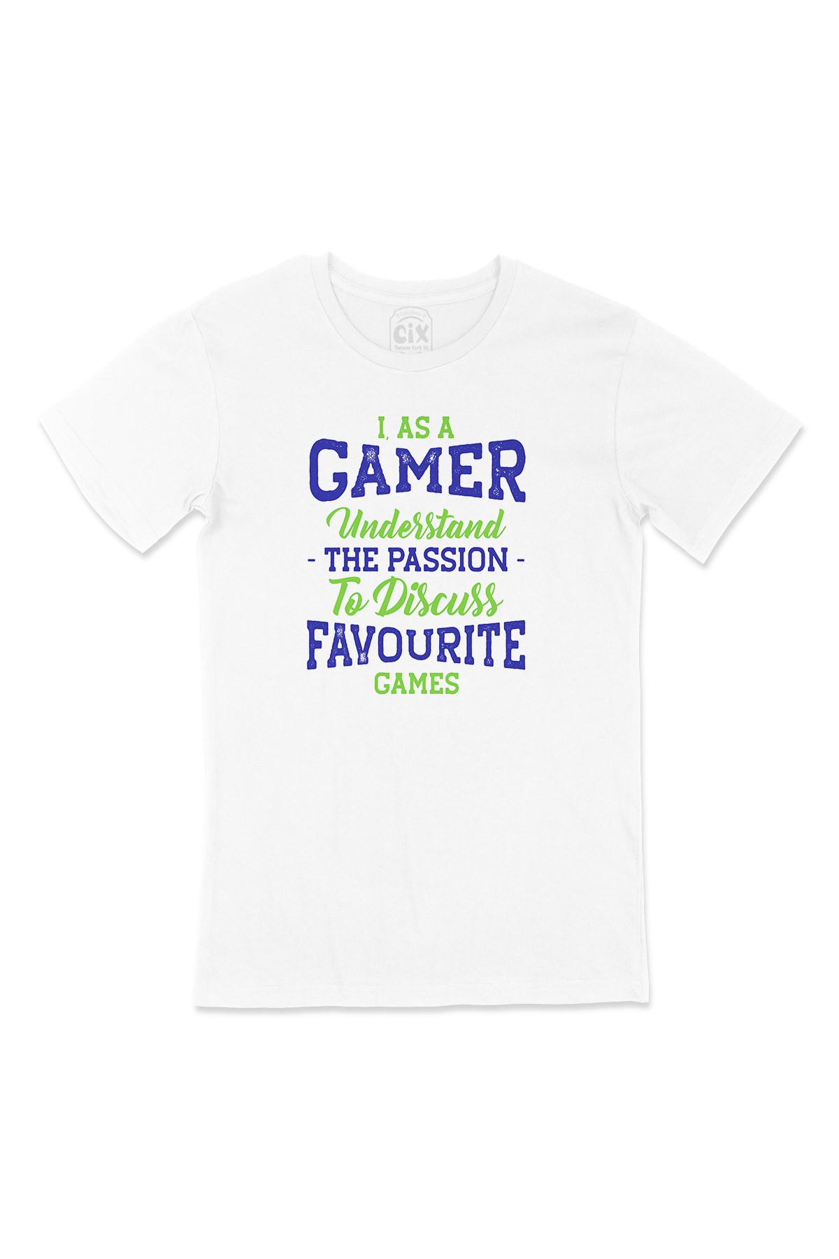 Mavi As A Gamer Tişört