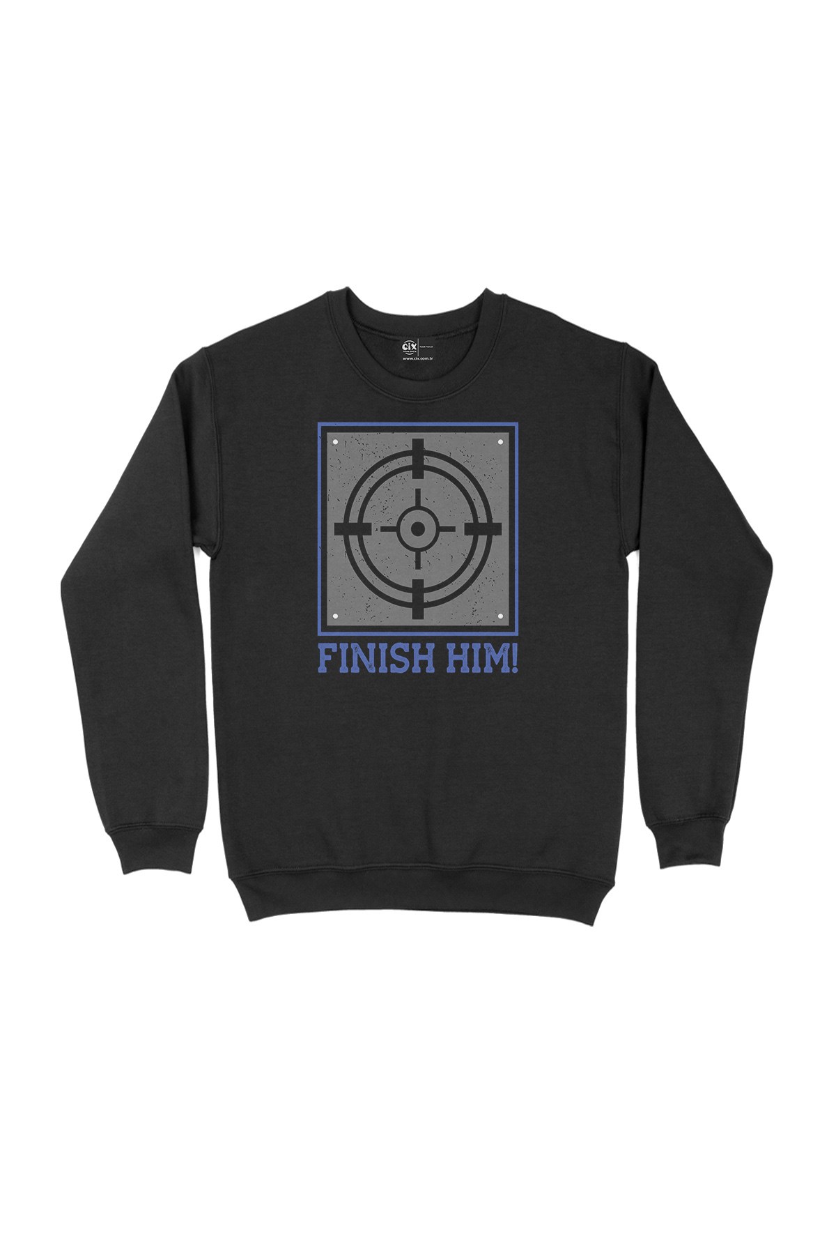 Mavi Finish Him Siyah Sweatshirt