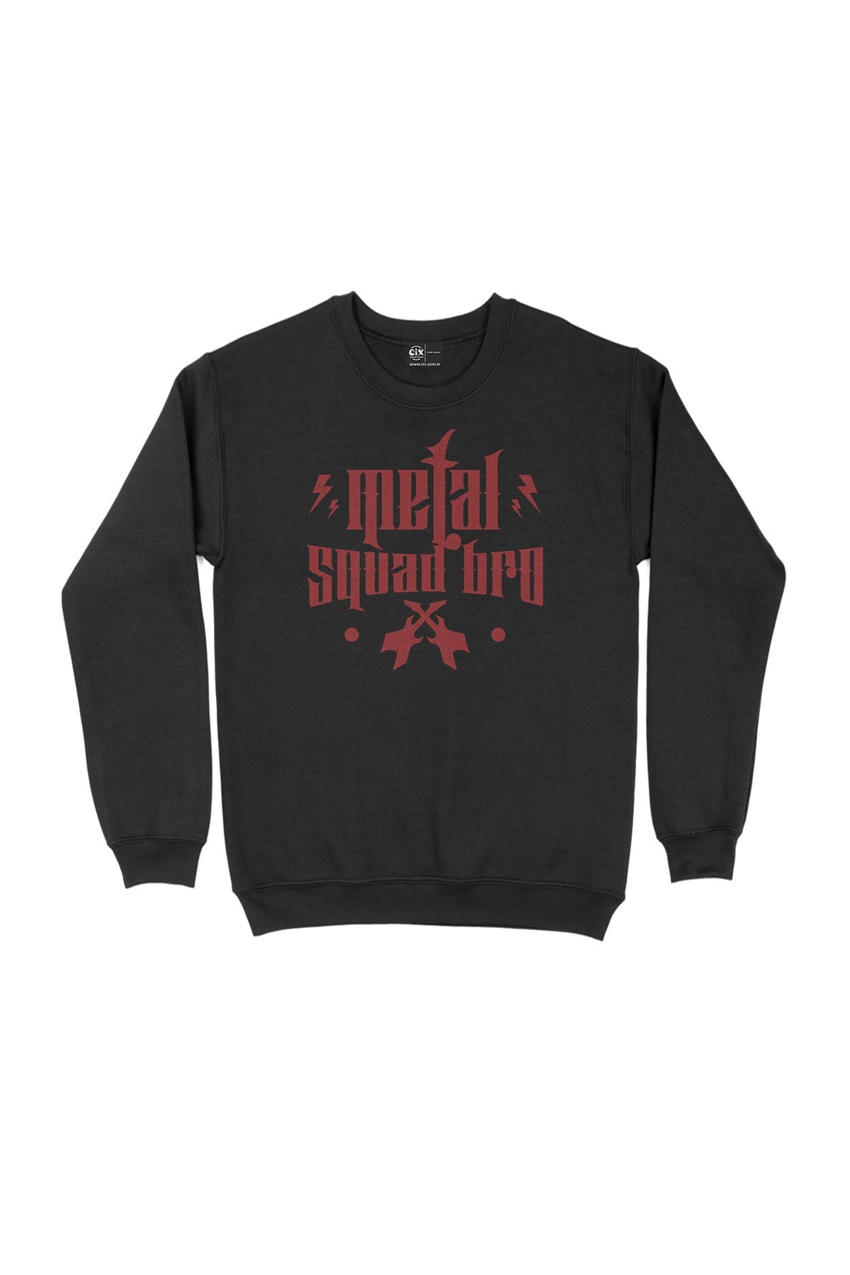 Metal Squad Bro Siyah Sweatshirt