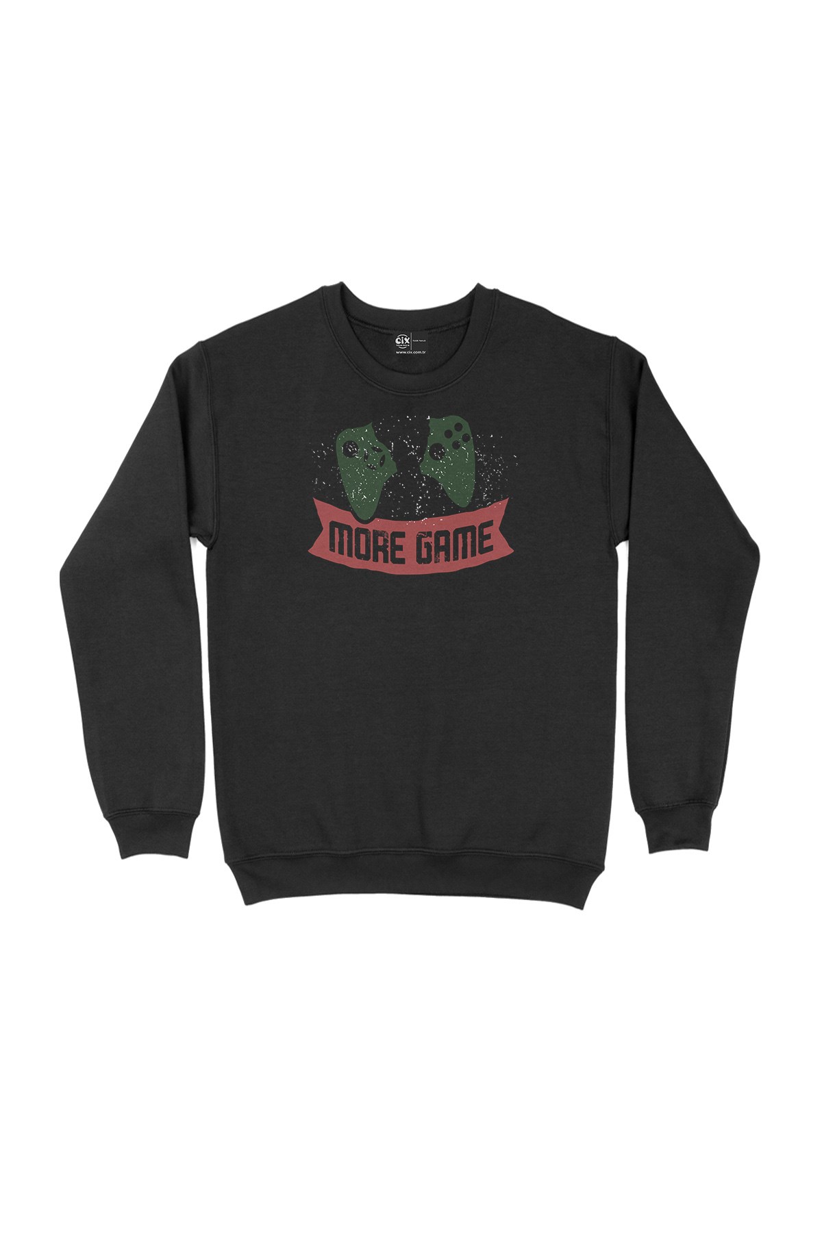 More Game Siyah Sweatshirt