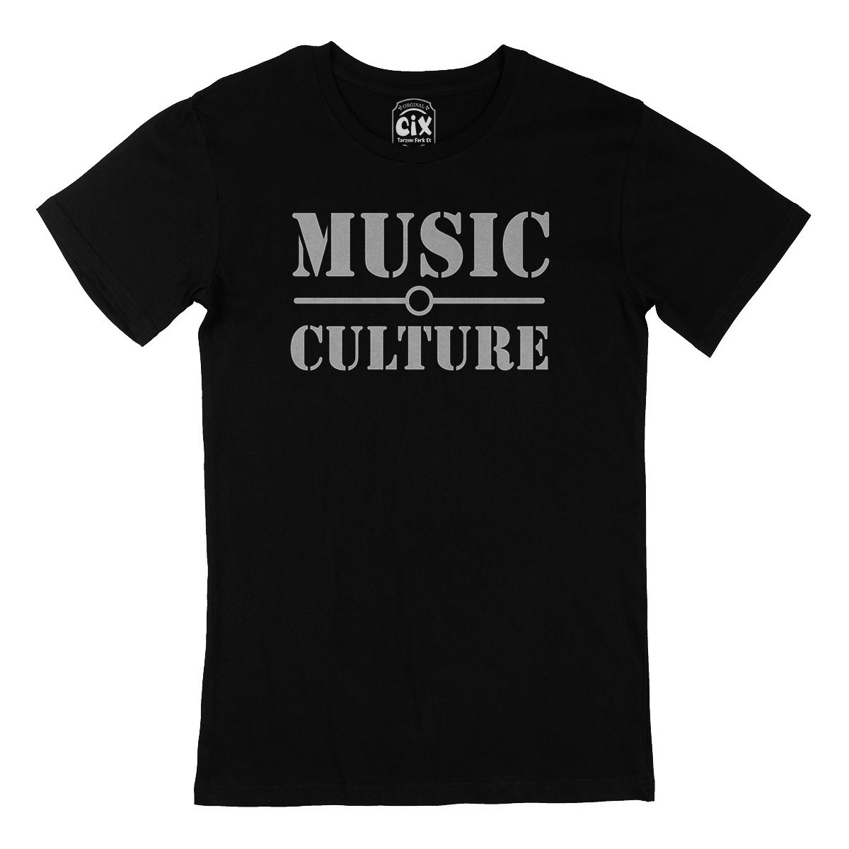 Music Culture Siyah Tişört