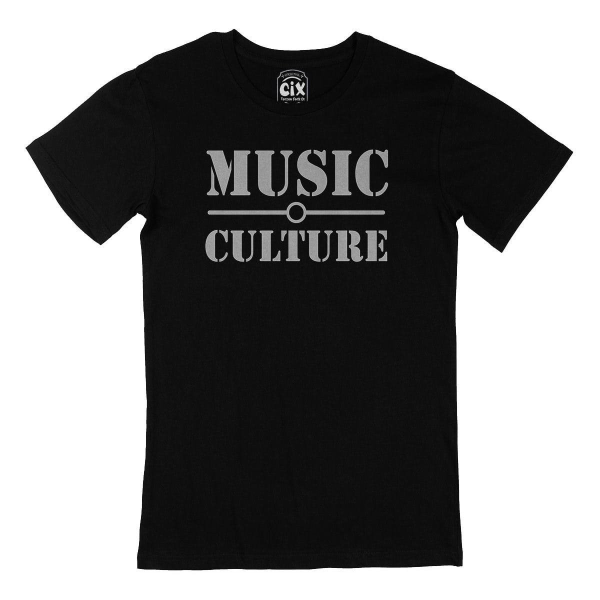 Music Culture Siyah Tişört