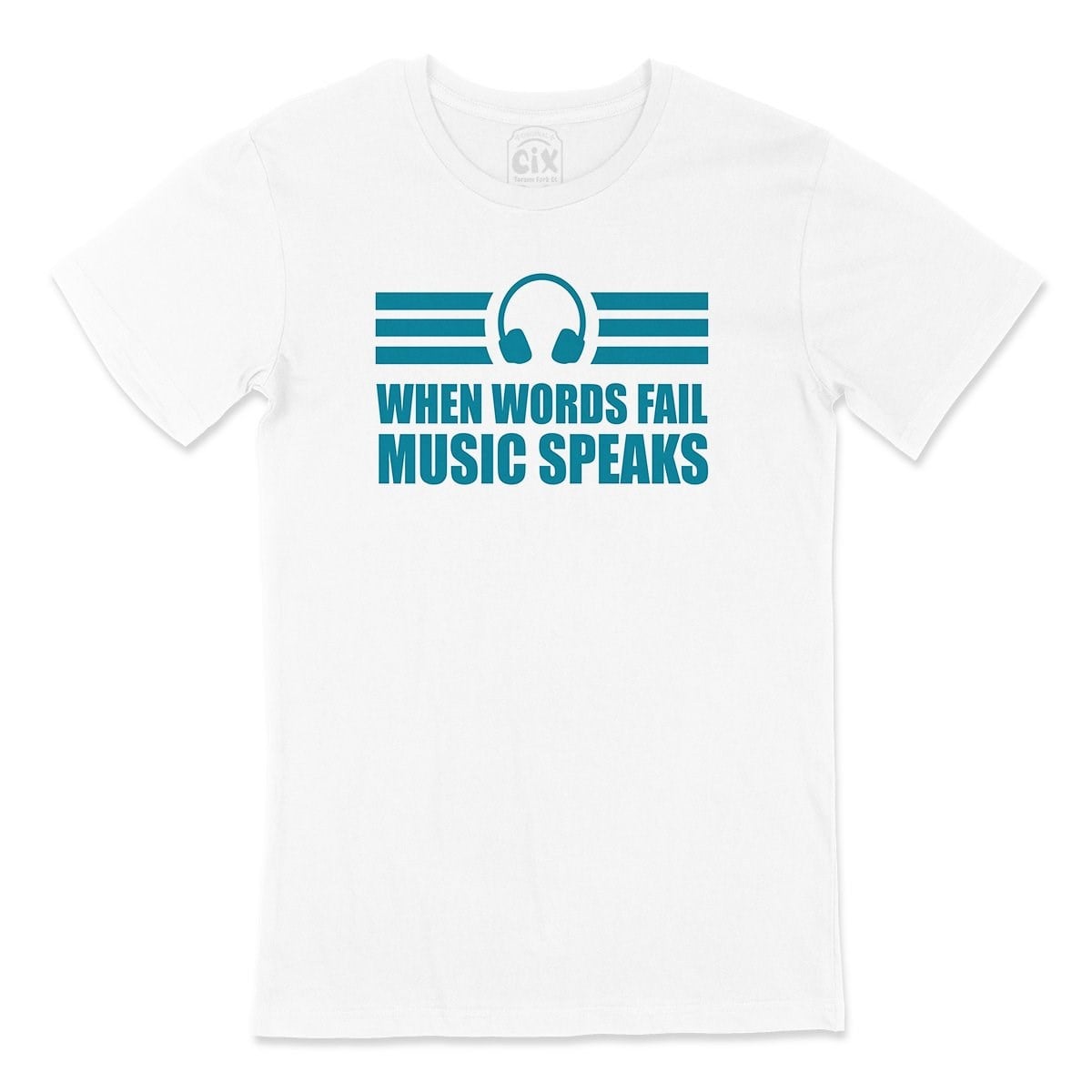 Music Speaks Headphone Tişört