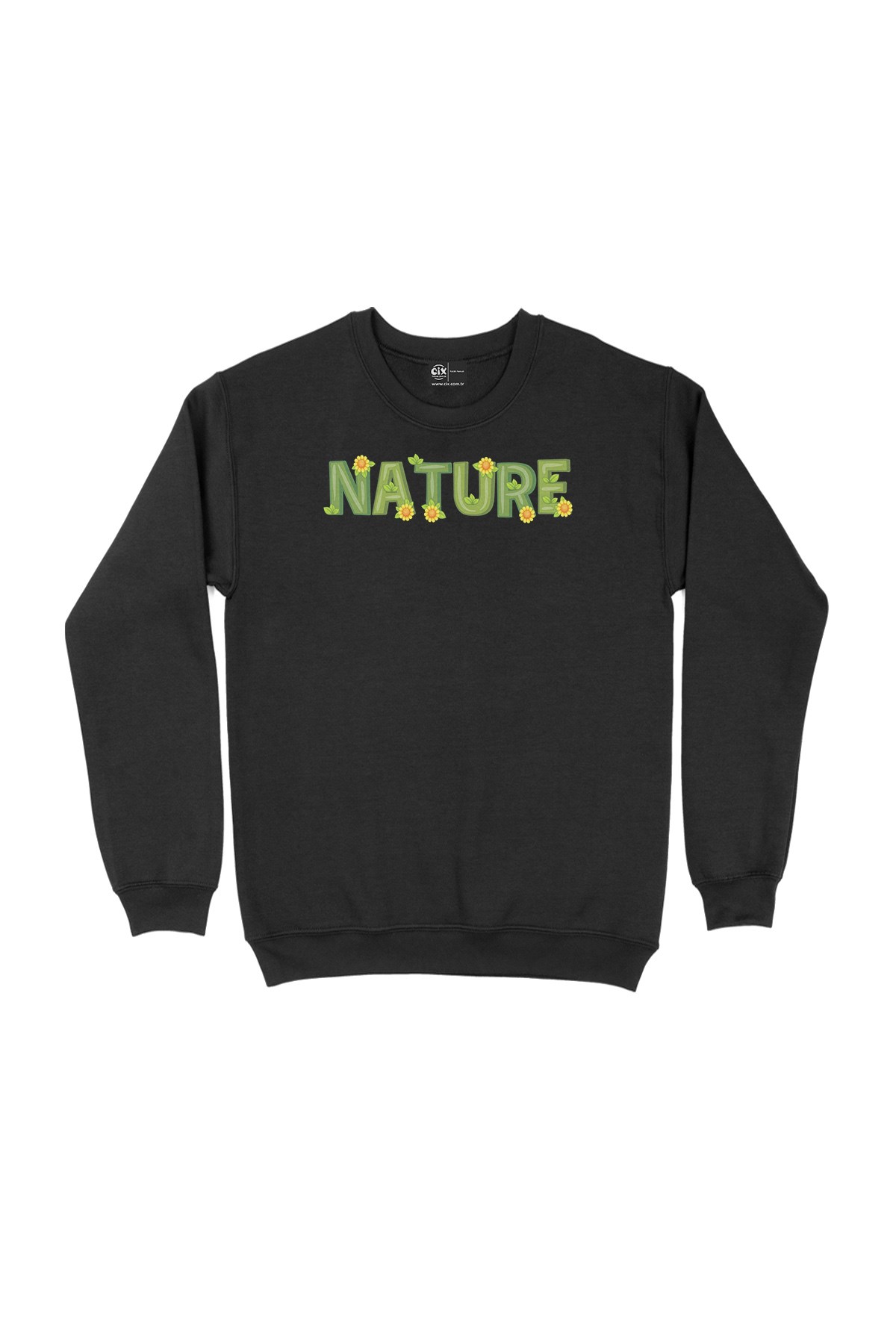 Nature Doğa Siyah Sweatshirt