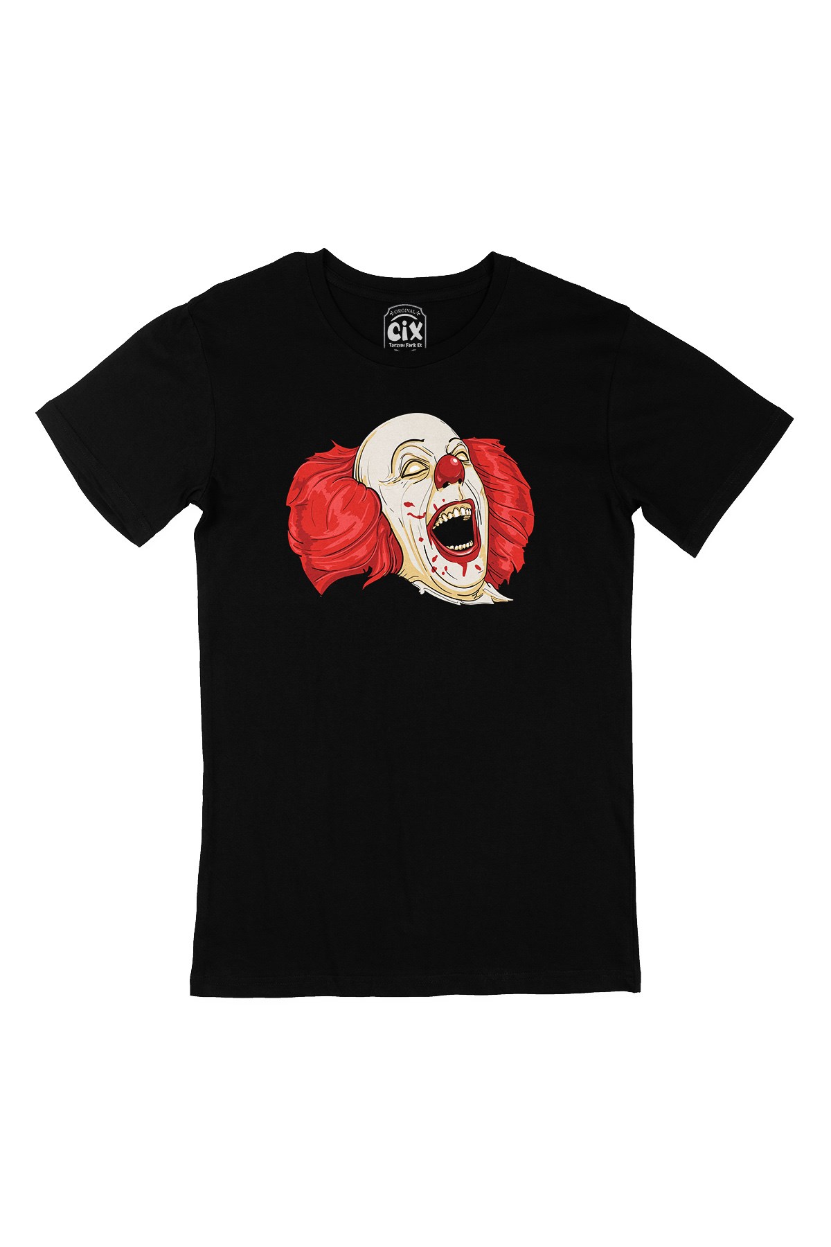 Palyaço Clown  Siyah Tişört