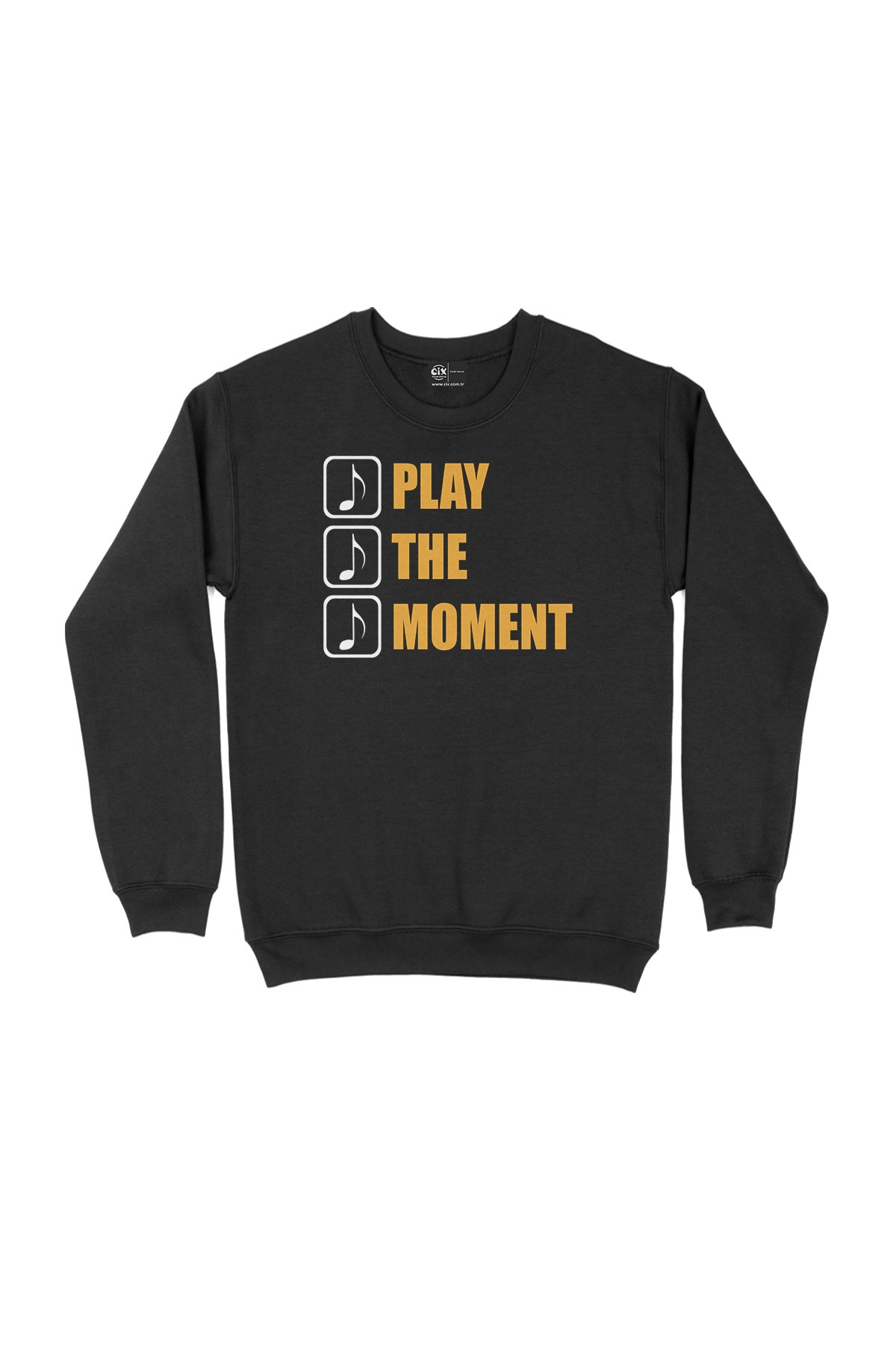 Play The Moment Siyah Sweatshirt