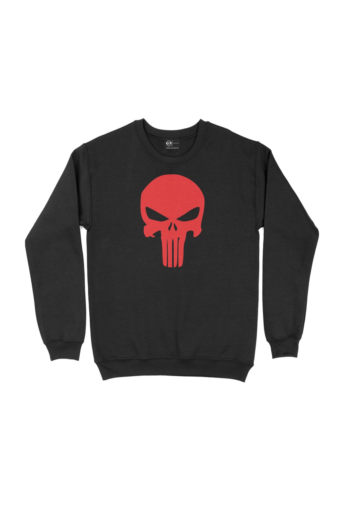 Punisher Siyah Sweatshirt