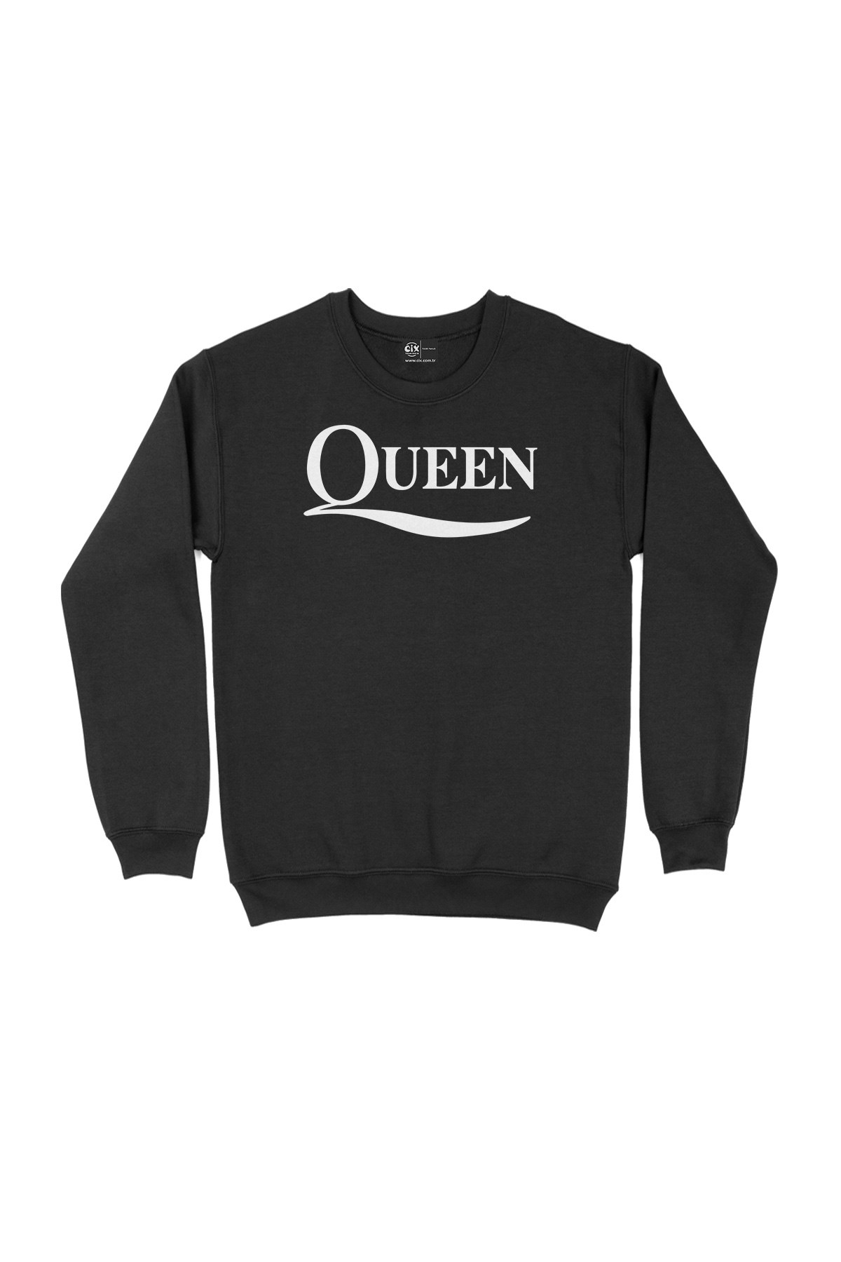Queen Rock Siyah Sweatshirt