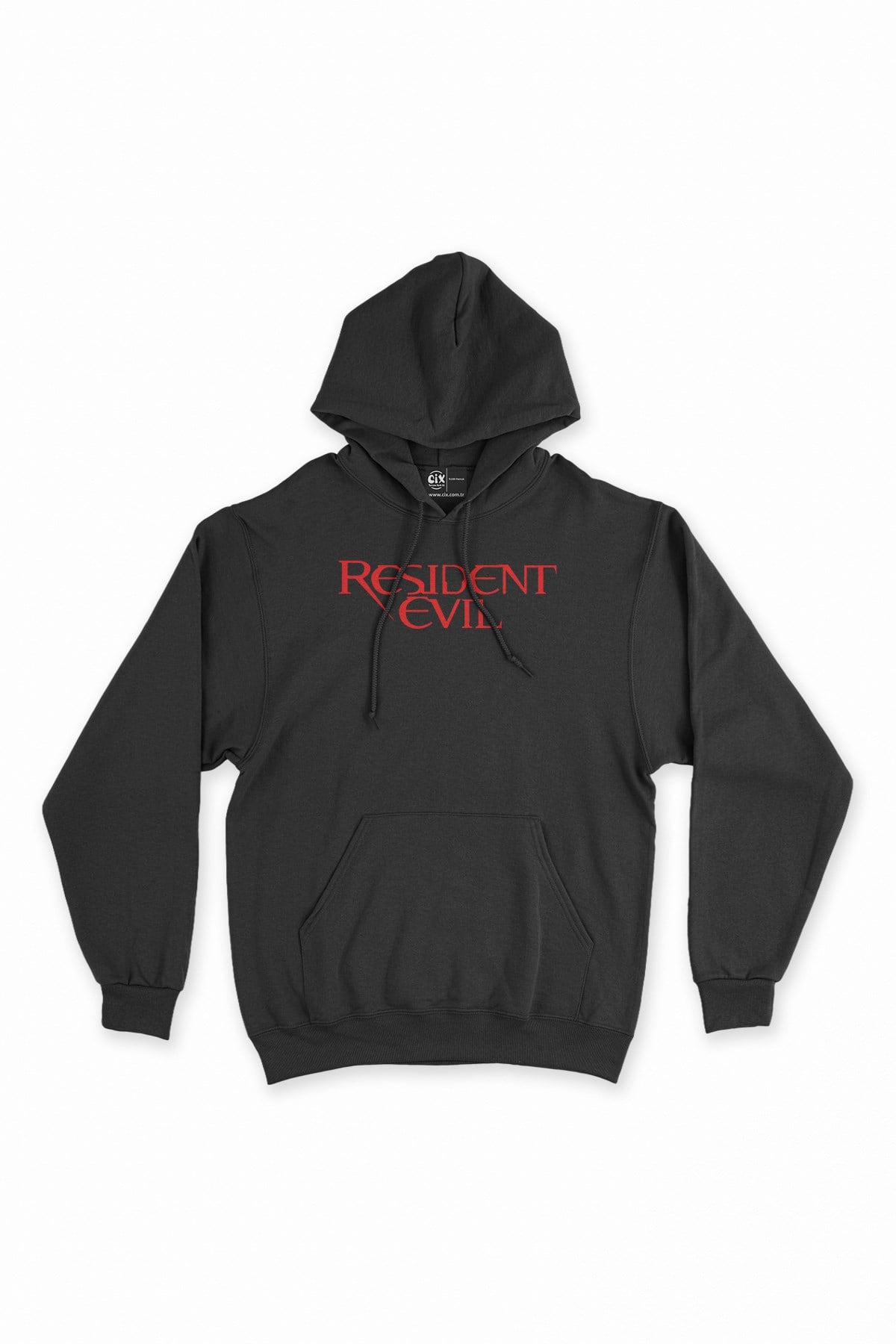 Resident Evil Siyah Kapşonlu Sweatshirt Hoodie