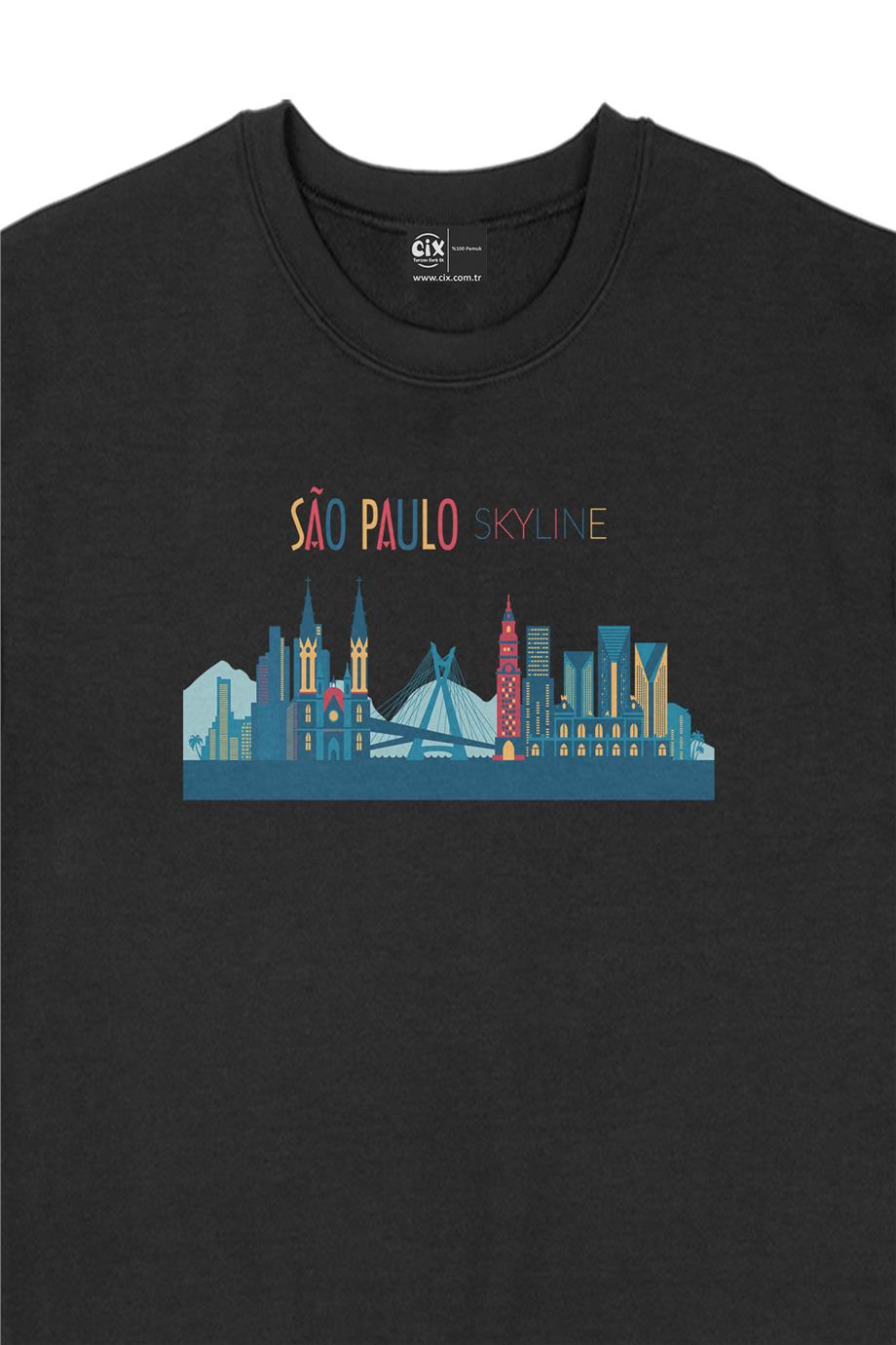 Sao Paulo Brasil Renkli Sweatshirt
