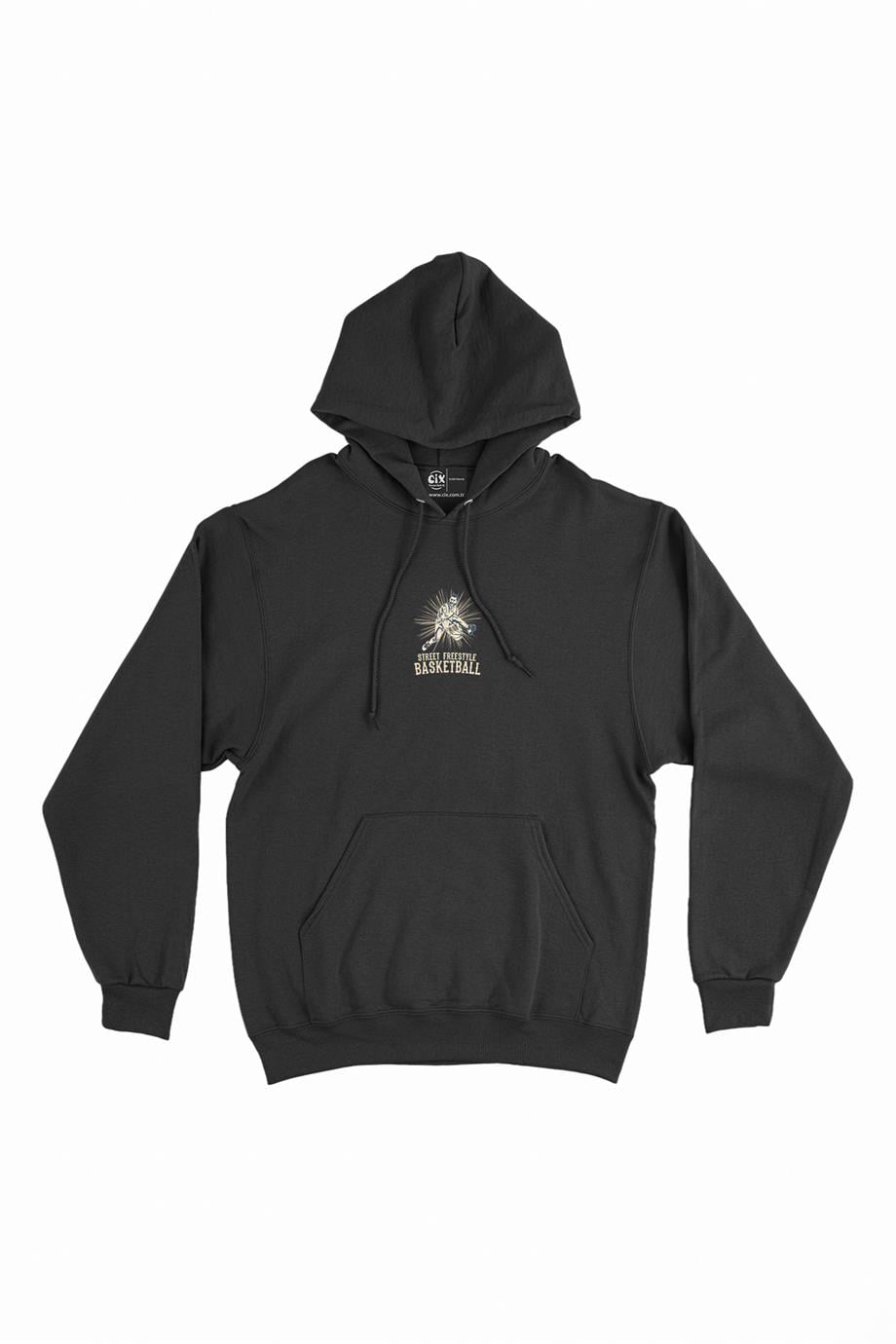 Sokak Basketbolu Minimal Kapşonlu Sweatshirt Hoodie
