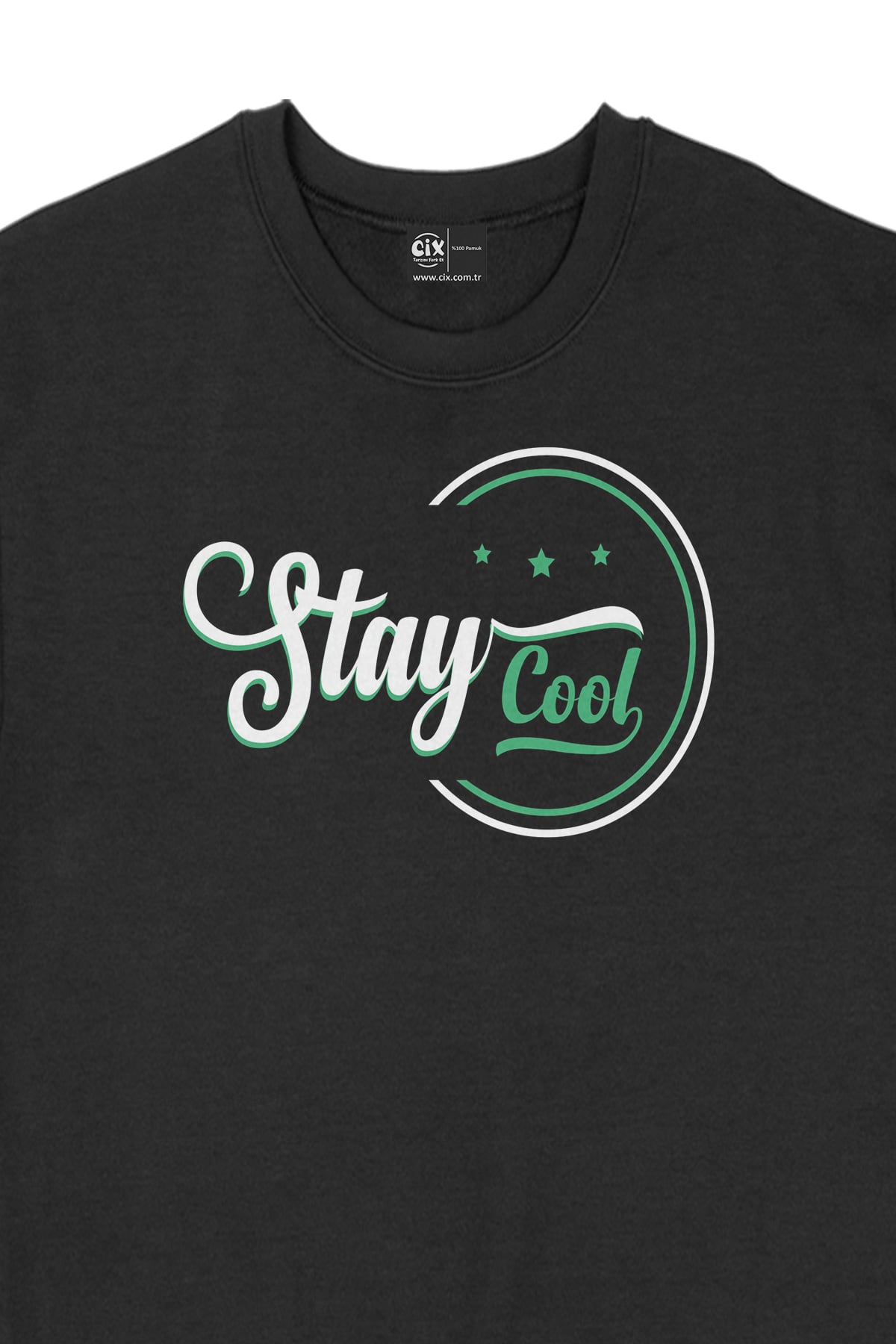 Stay Cool Siyah Sweatshirt