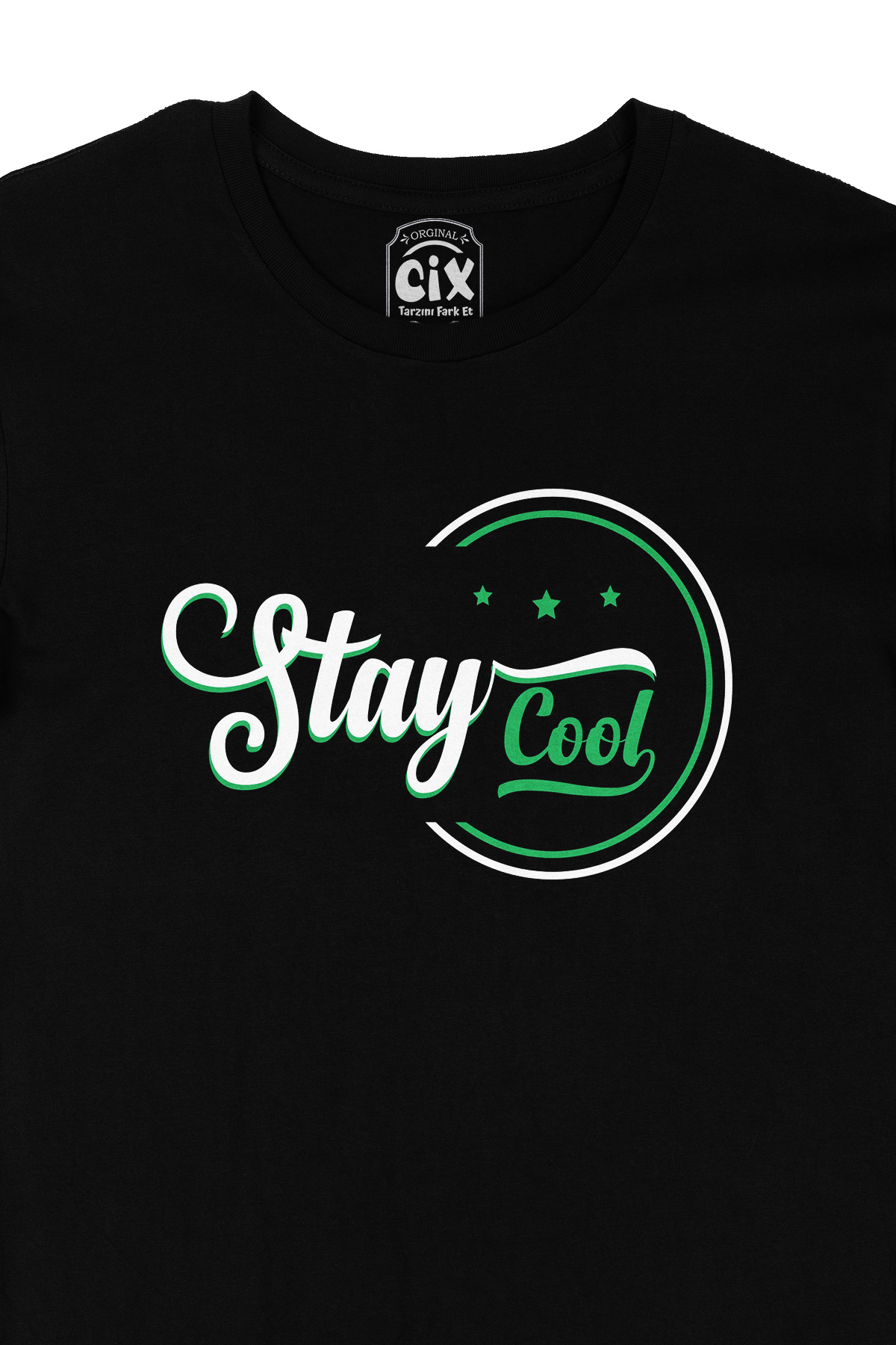 Stay Cool Siyah Tişört