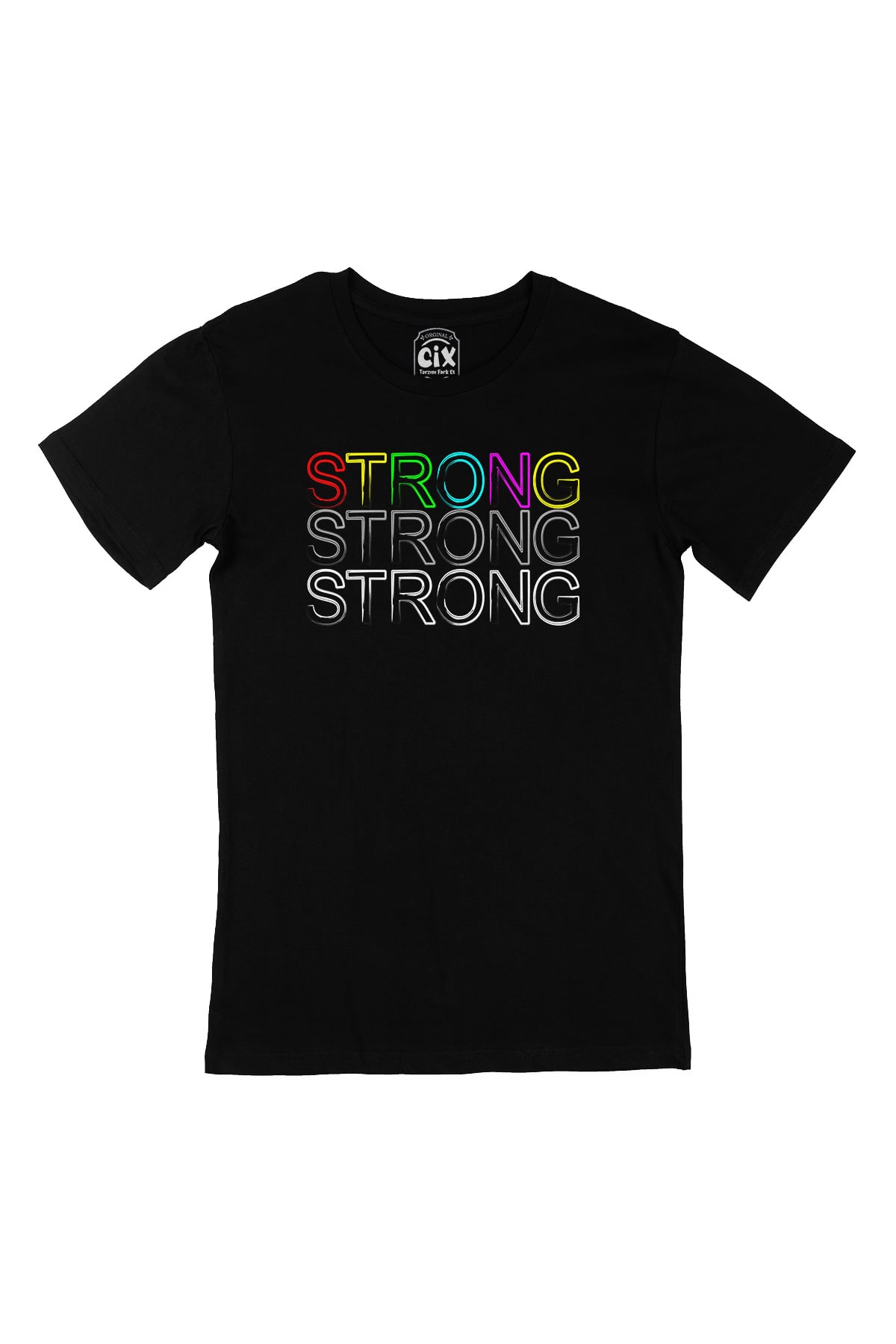 Strong Güçlü Siyah Tişört