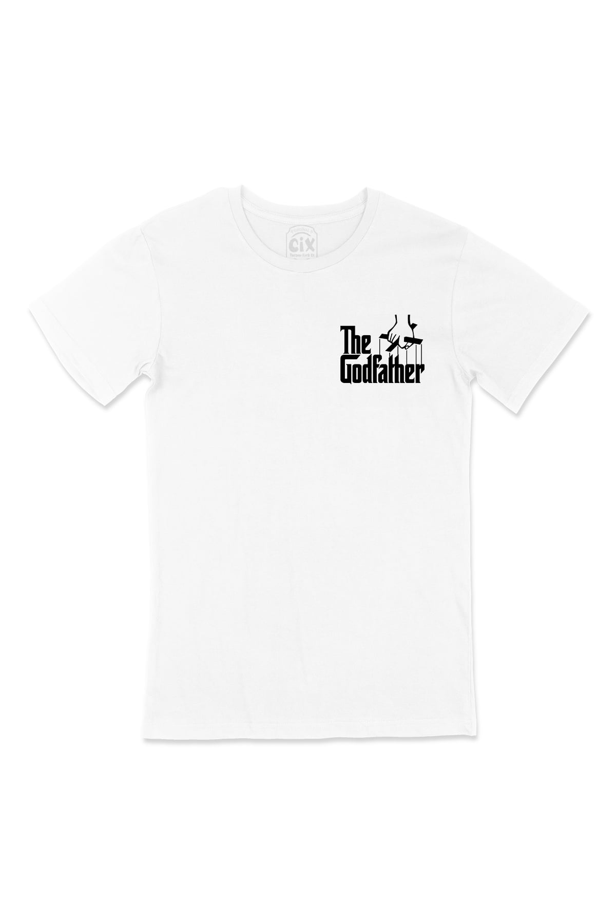 The Godfather Cep Logo Tasarımlı Beyaz Tişört