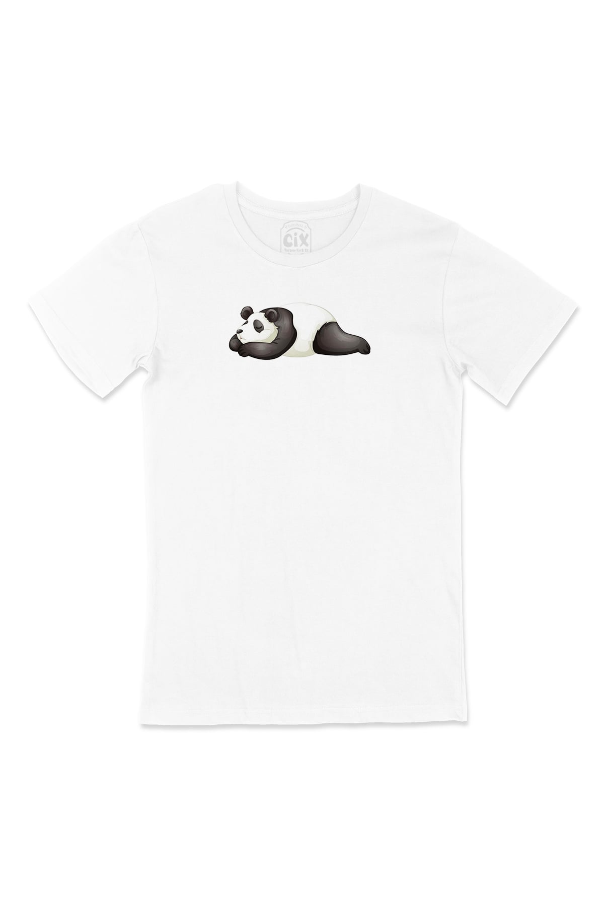Uyuyan Panda Baskılı Tişört