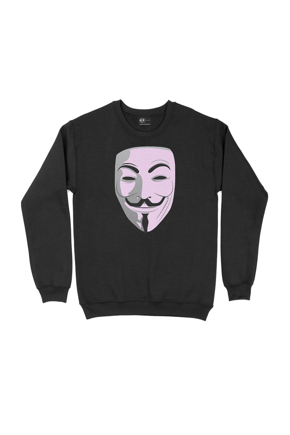 V For Vendetta Siyah Sweatshirt